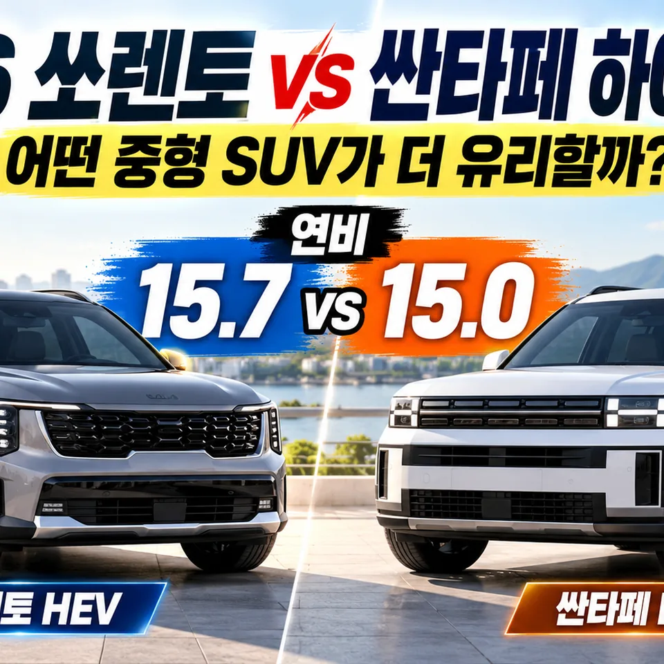 쏘렌토 싼타페 비교